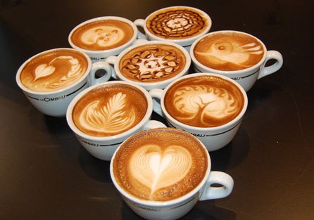 tazas de café Coffee-art